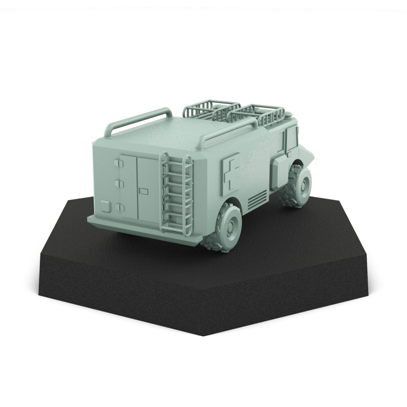 Simca Off-Road Ambulance - 6mm/8mm Sci-Fi Vehicle