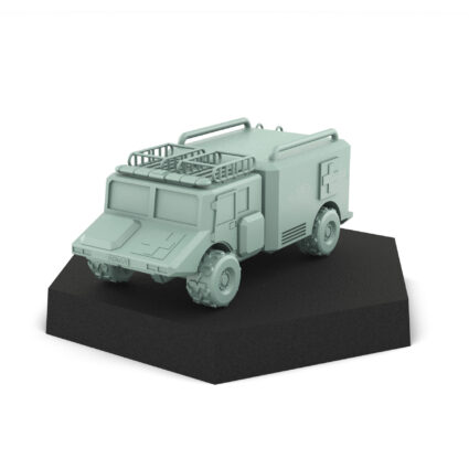 Simca Off-Road Ambulance - 6mm/8mm Sci-Fi Vehicle 3D Printed Mech Miniature