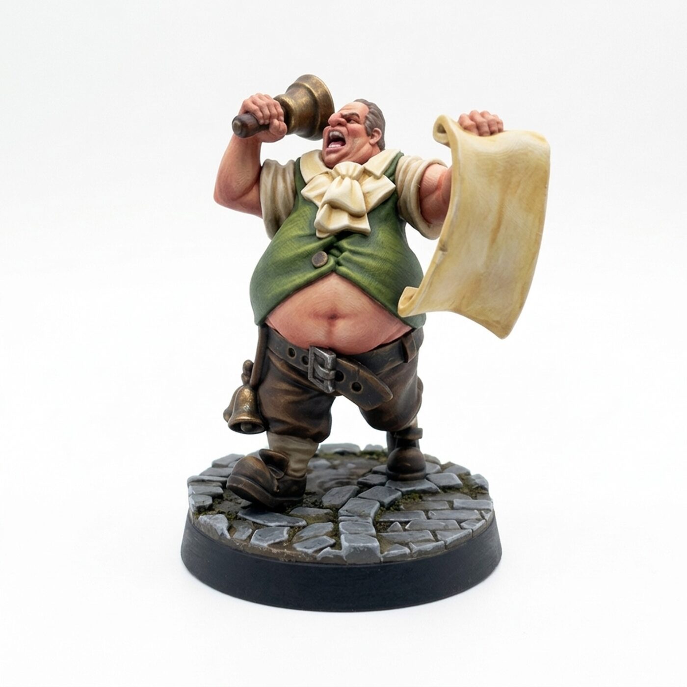 Sirartjem Praeco Delivering Thenews - Painted 3D Printed Miniature