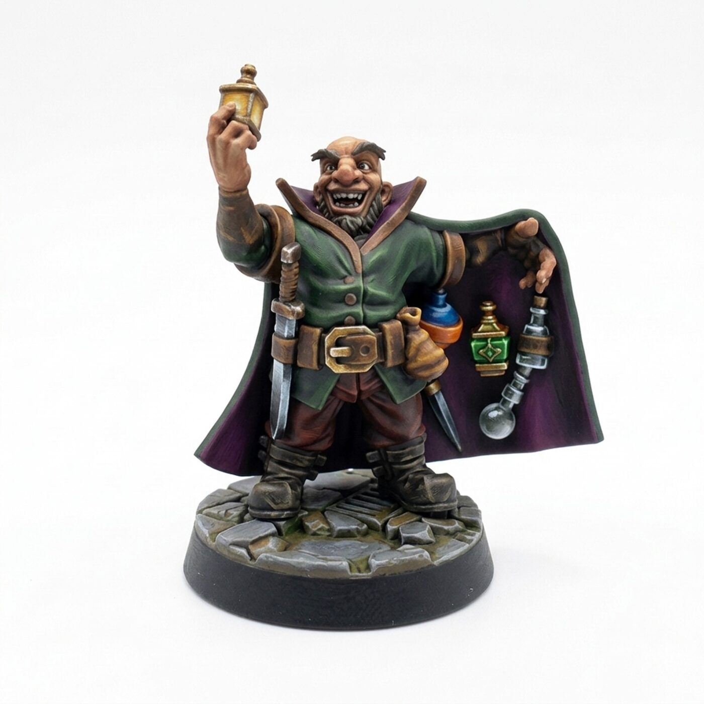 Siresias Dwarf Brewsmith - Painted 3D Printed Miniature