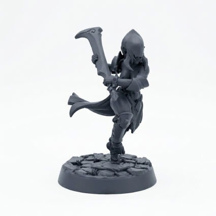 Skull Collectors D - Gray Resin 3D Printed Miniature