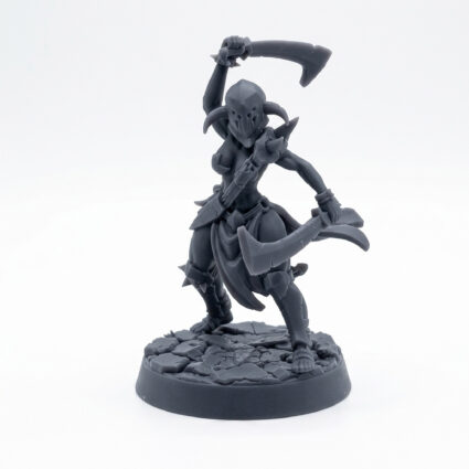 Skull Collectors E - Gray Resin 3D Printed Miniature