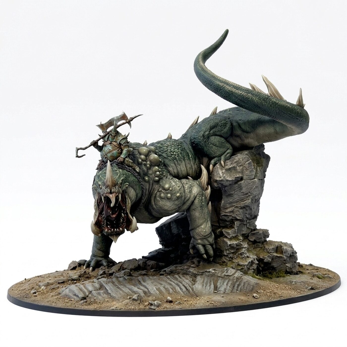 Sludgeborn Descent Mount - Painted 3D Printed Miniature