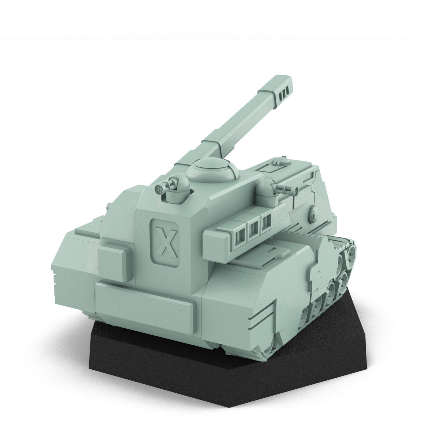 SM2 Heavy Artillery Vehicle - 3D Printed Miniature by USe Mechs