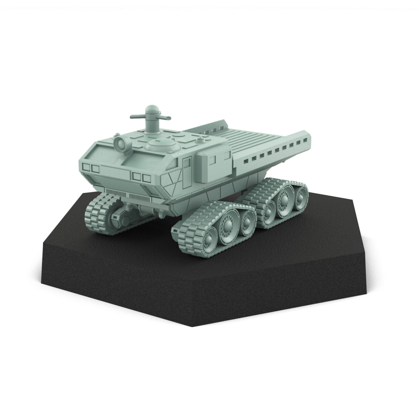 Snow Cat Tracked Transport - by USe Mechs 3D Printed Mech Miniature