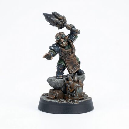 Spark Gadgeteers F - Painted 3D Printed Miniature