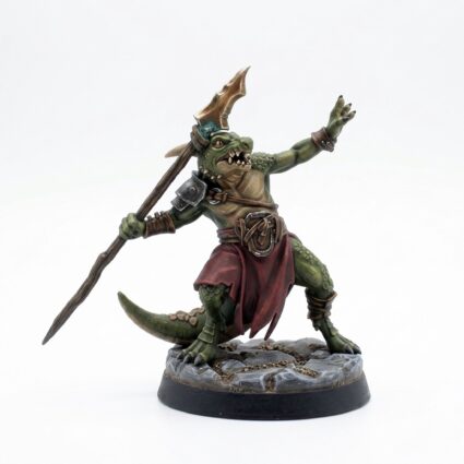 Speared Kobold A - Painted 3D Printed Miniature