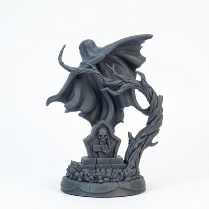 Spectre Seeking - Gray Resin 3D Printed Miniature