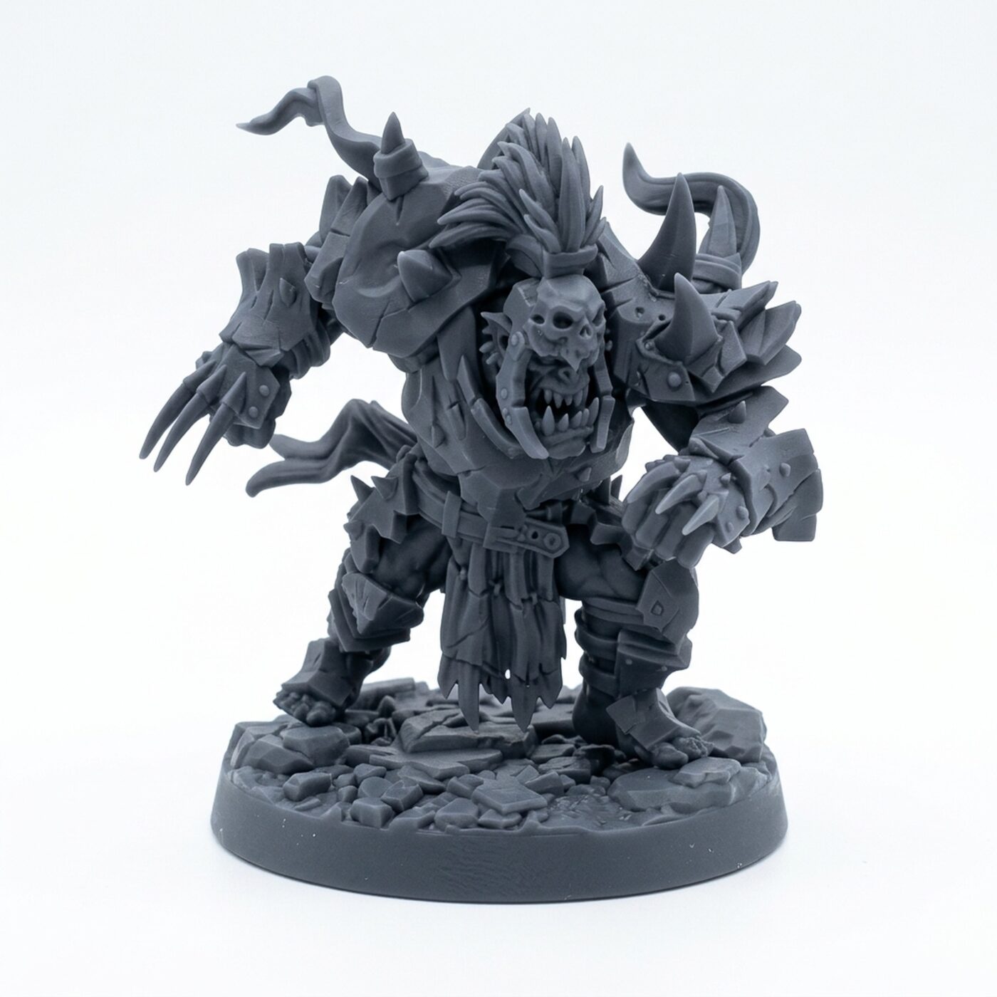 Spine Rippers B - Gray Resin 3D Printed Miniature