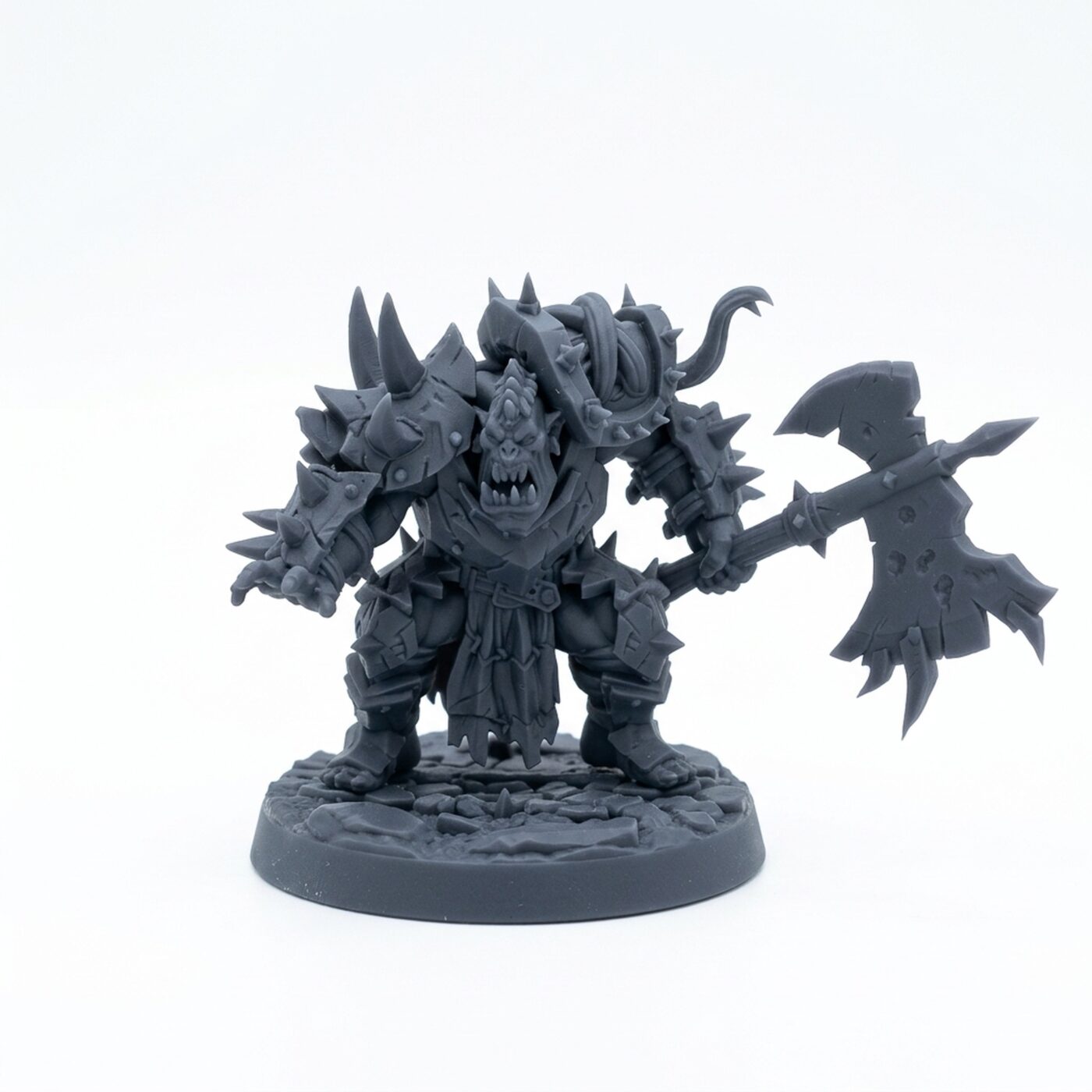 Spine Rippers D - Gray Resin 3D Printed Miniature