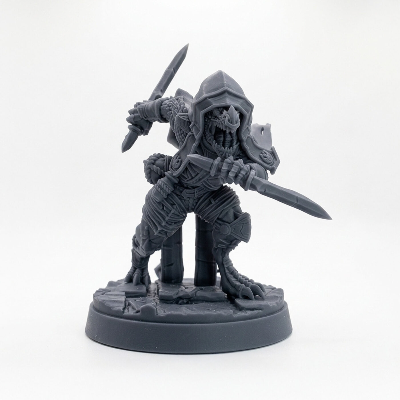 Stalkersister B - Gray Resin 3D Printed Miniature