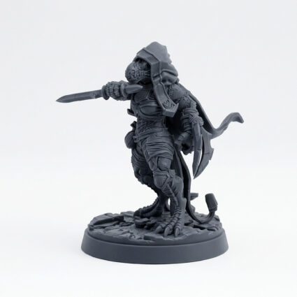 Stalkersister D - Gray Resin 3D Printed Miniature