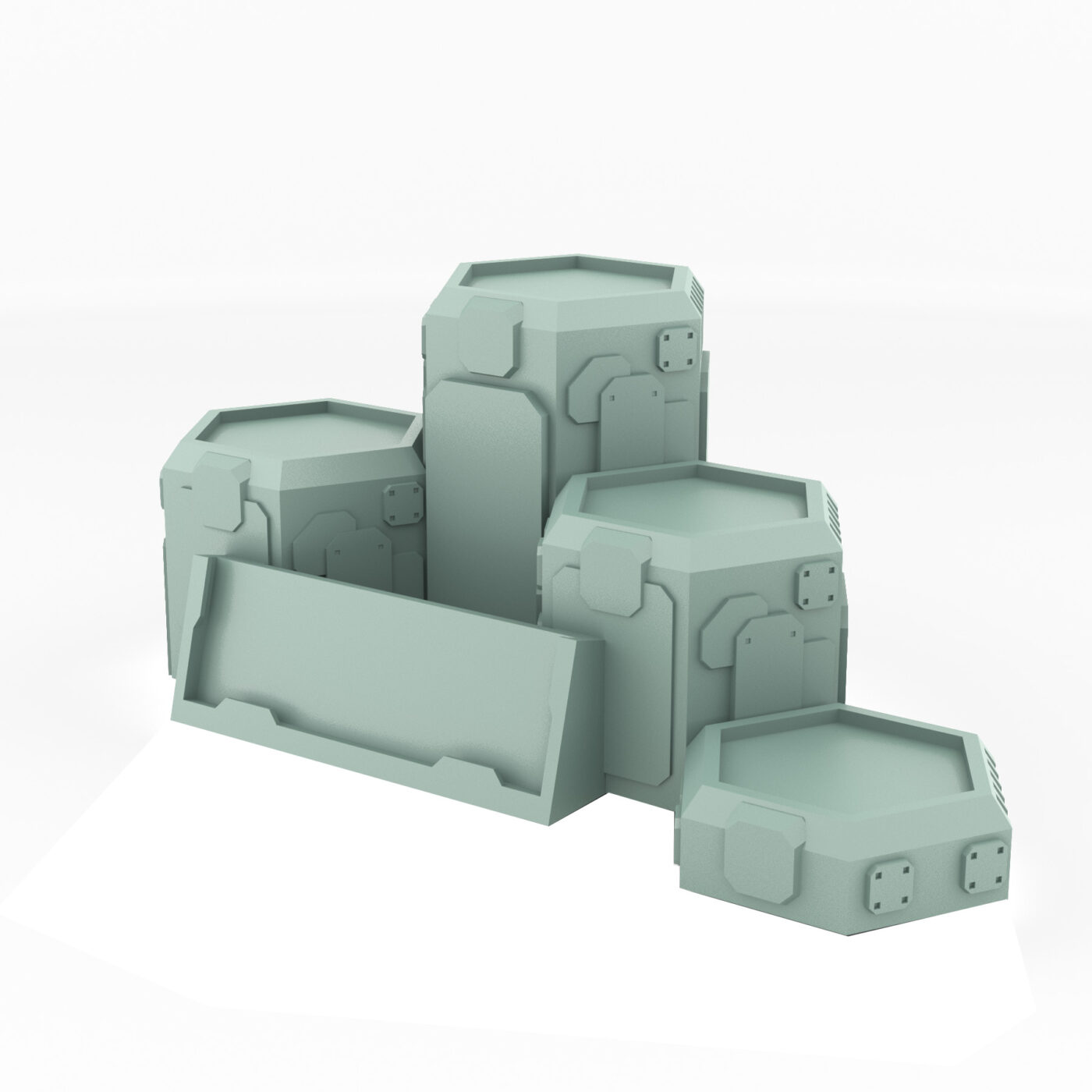 Stand for lance 3D Printed Mech Miniature