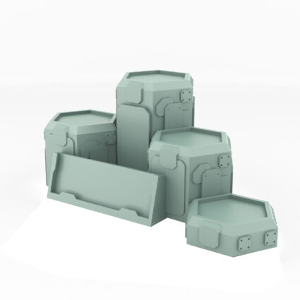 Stand for lance 3D Printed Mech Miniature