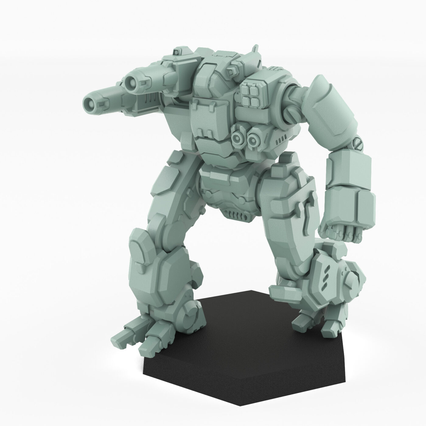 Stars 2c 3D Printed Mech Miniature