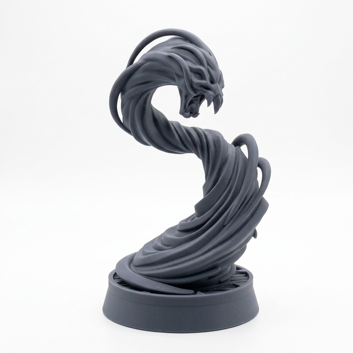 Storm Viper - Gray Resin 3D Printed Miniature