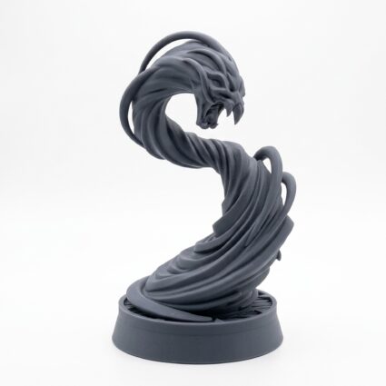 Storm Viper - Gray Resin 3D Printed Miniature