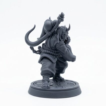 Strikemonk Jin - Gray Resin 3D Printed Miniature