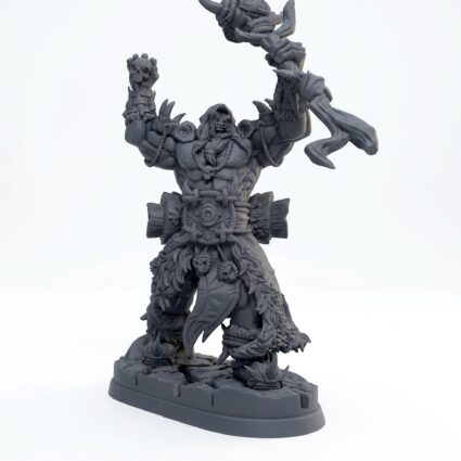 Sulghasorcererorc A - Gray Resin 3D Printed Miniature
