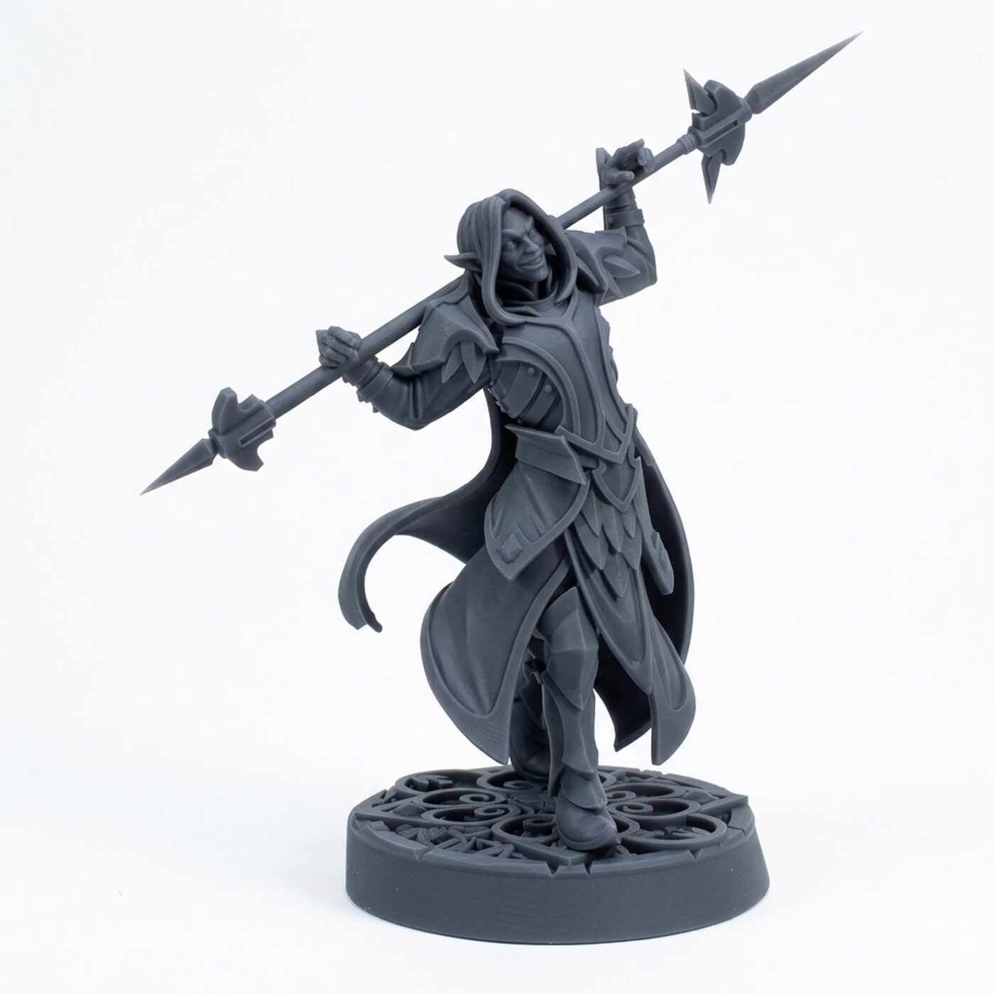 Sunleaf Archer Strolling Jhaeros - Gray Resin 3D Printed Miniature