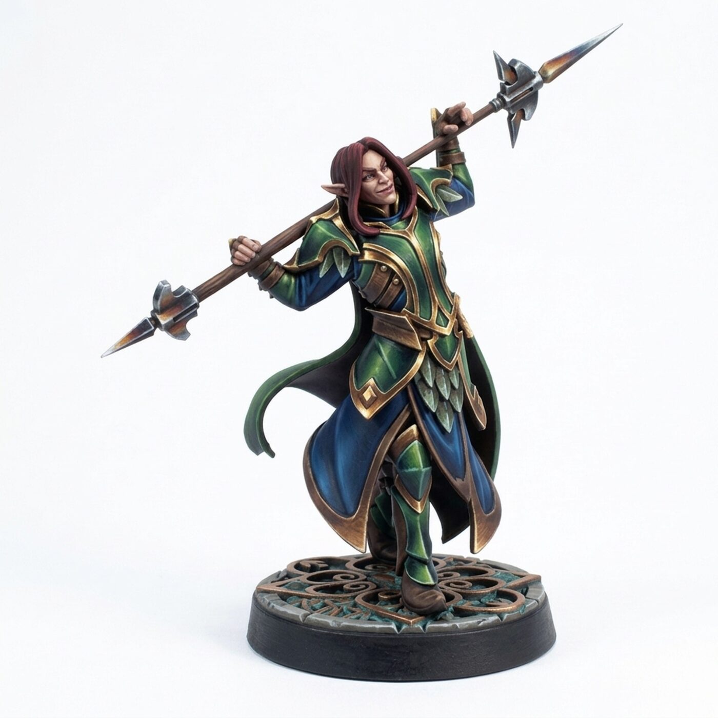 Sunleaf Archer Strolling Jhaeros - Painted 3D Printed Miniature
