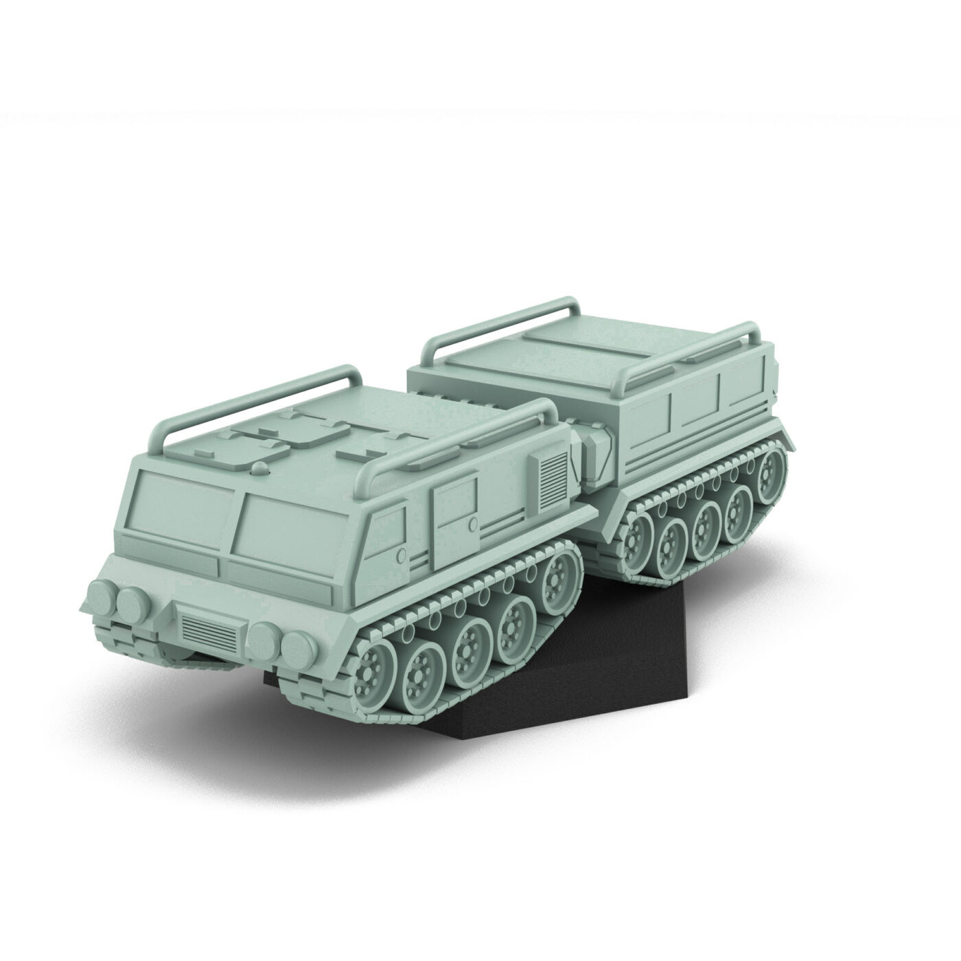 SUSV Articulated Tracked Vehicle - 3D Printed Miniature 3D Printed Mech Miniature