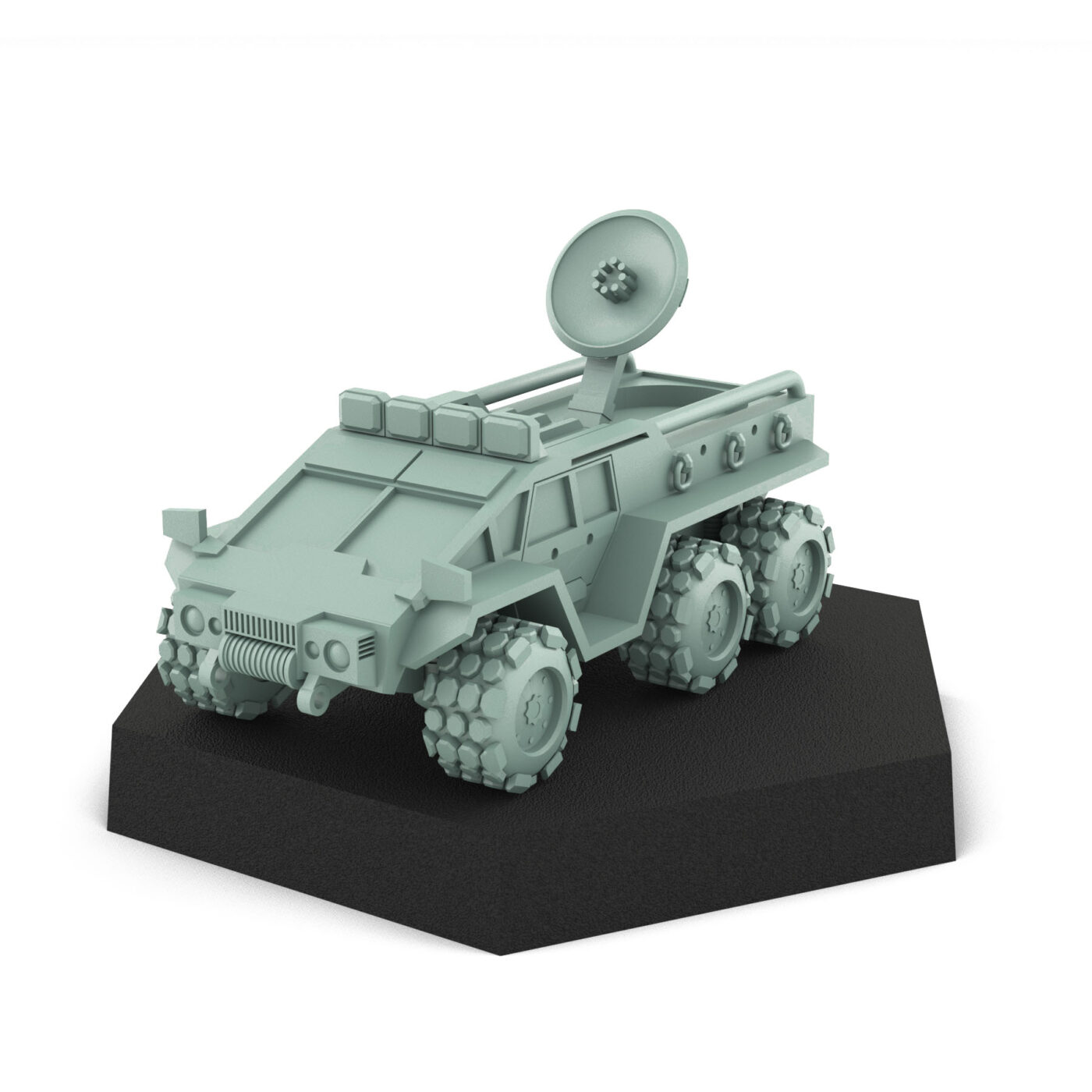 Swiftwind Scout Car Deployed 3D Printed Mech Miniature