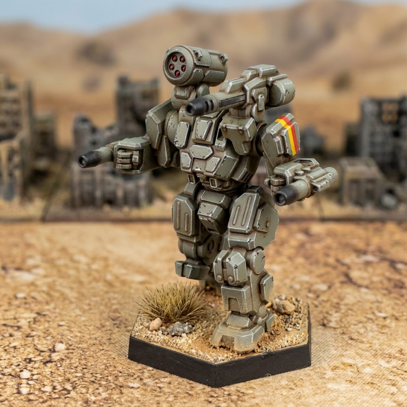 Swordi Mod A Painted Mech Miniature
