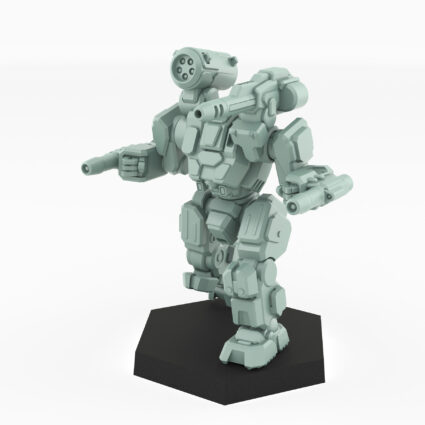 Swordi Mod A 3D Printed Mech Miniature