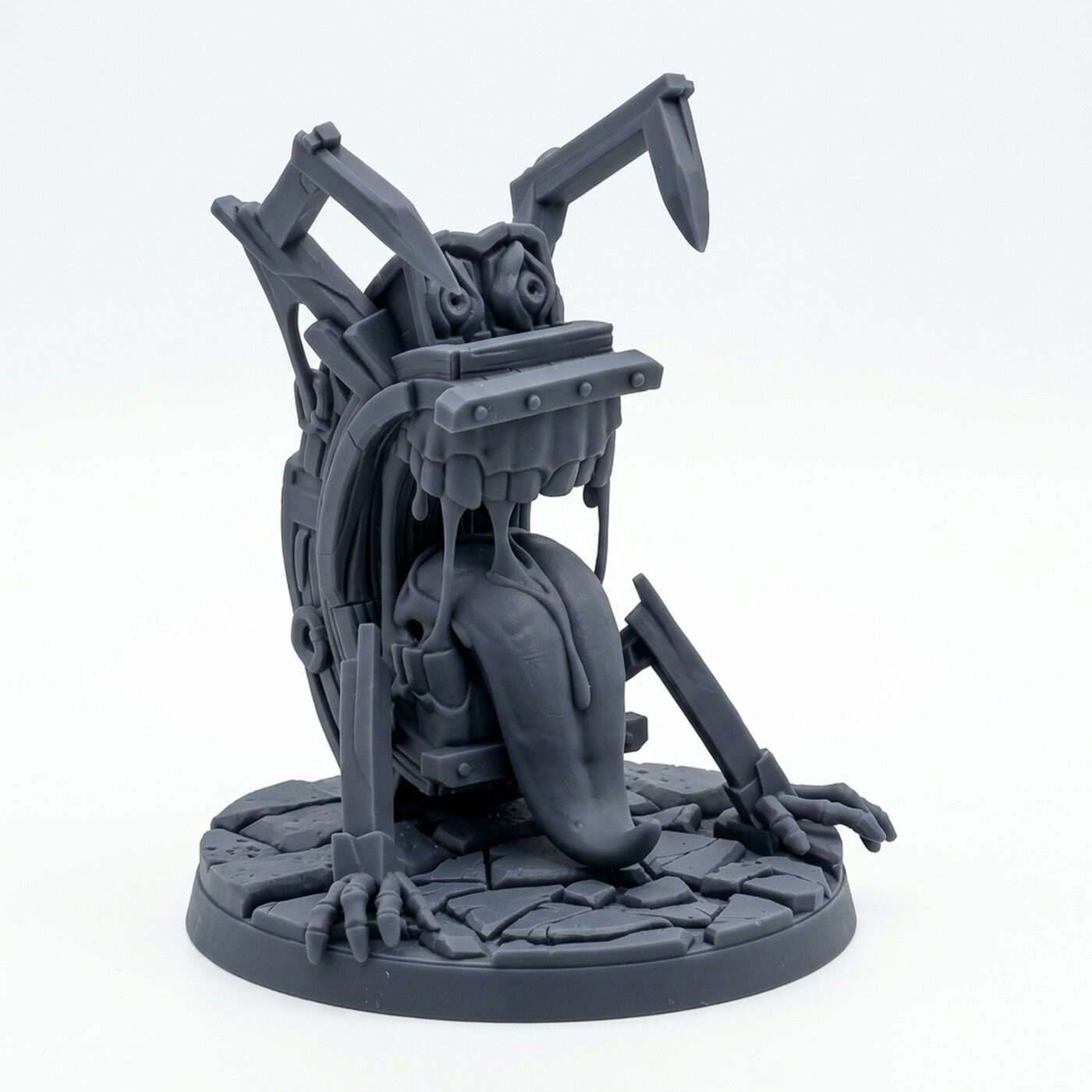 Table Mimic - Gray Resin 3D Printed Miniature