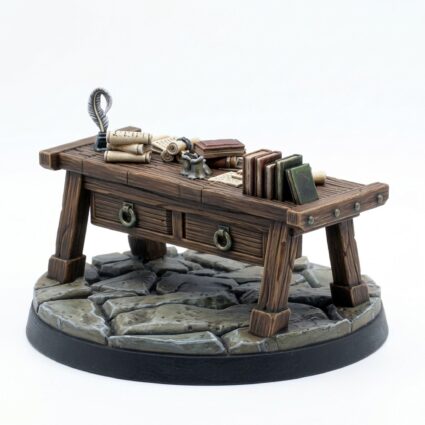 Table - Painted 3D Printed Miniature