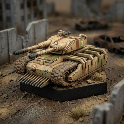 Takashi Urban Combat Defense Tank (USe Mechs) Painted Mech Miniature