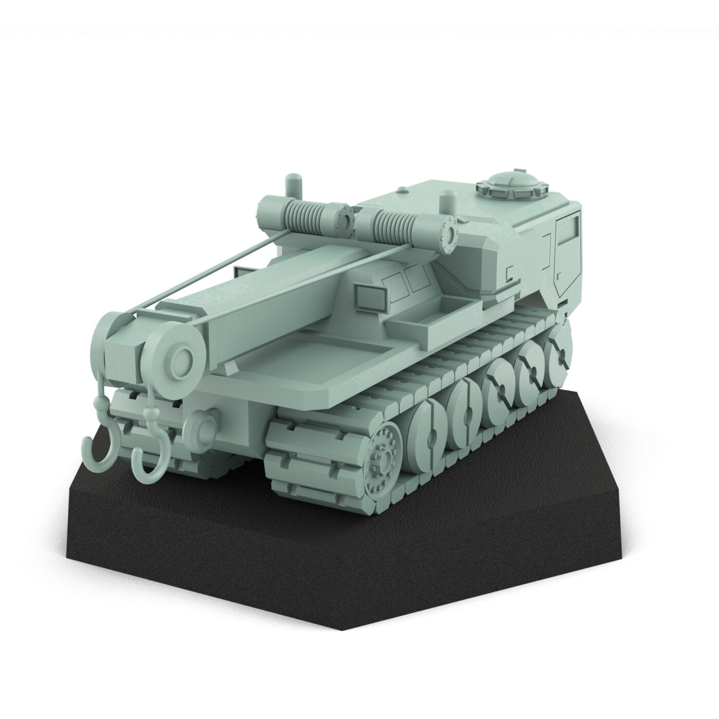 Tank Wrecker Heavy Recover Vehicle Miniature