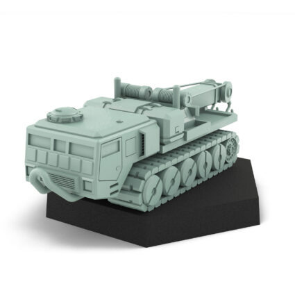 Tank Wrecker Heavy Recover Vehicle Miniature 3D Printed Mech Miniature