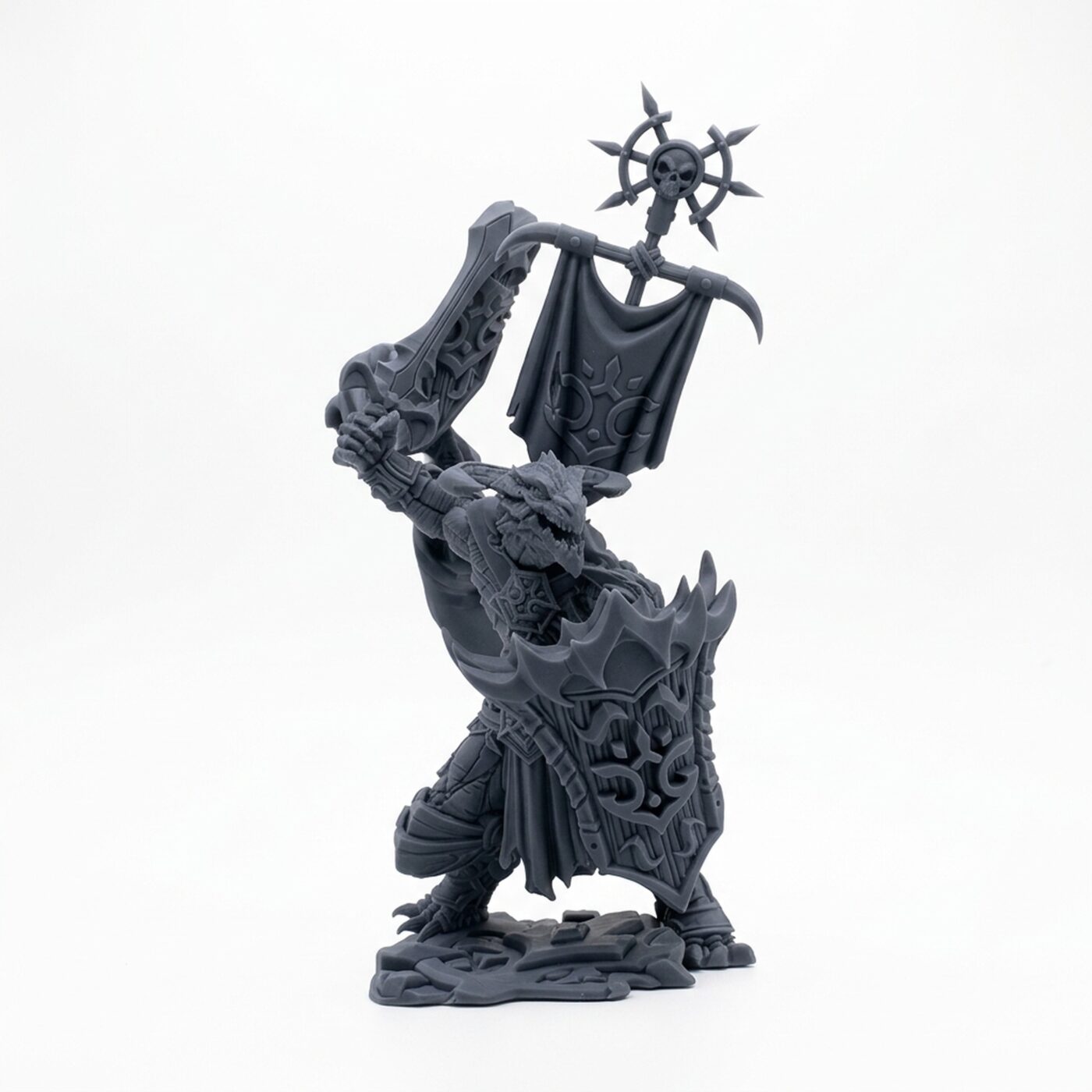 Tempest Guard B - Gray Resin 3D Printed Miniature