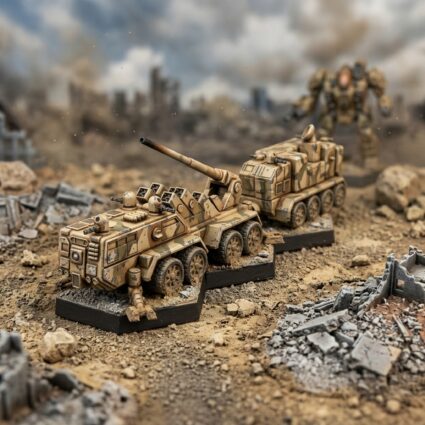 TEPPO Deployed Painted Mech Miniature