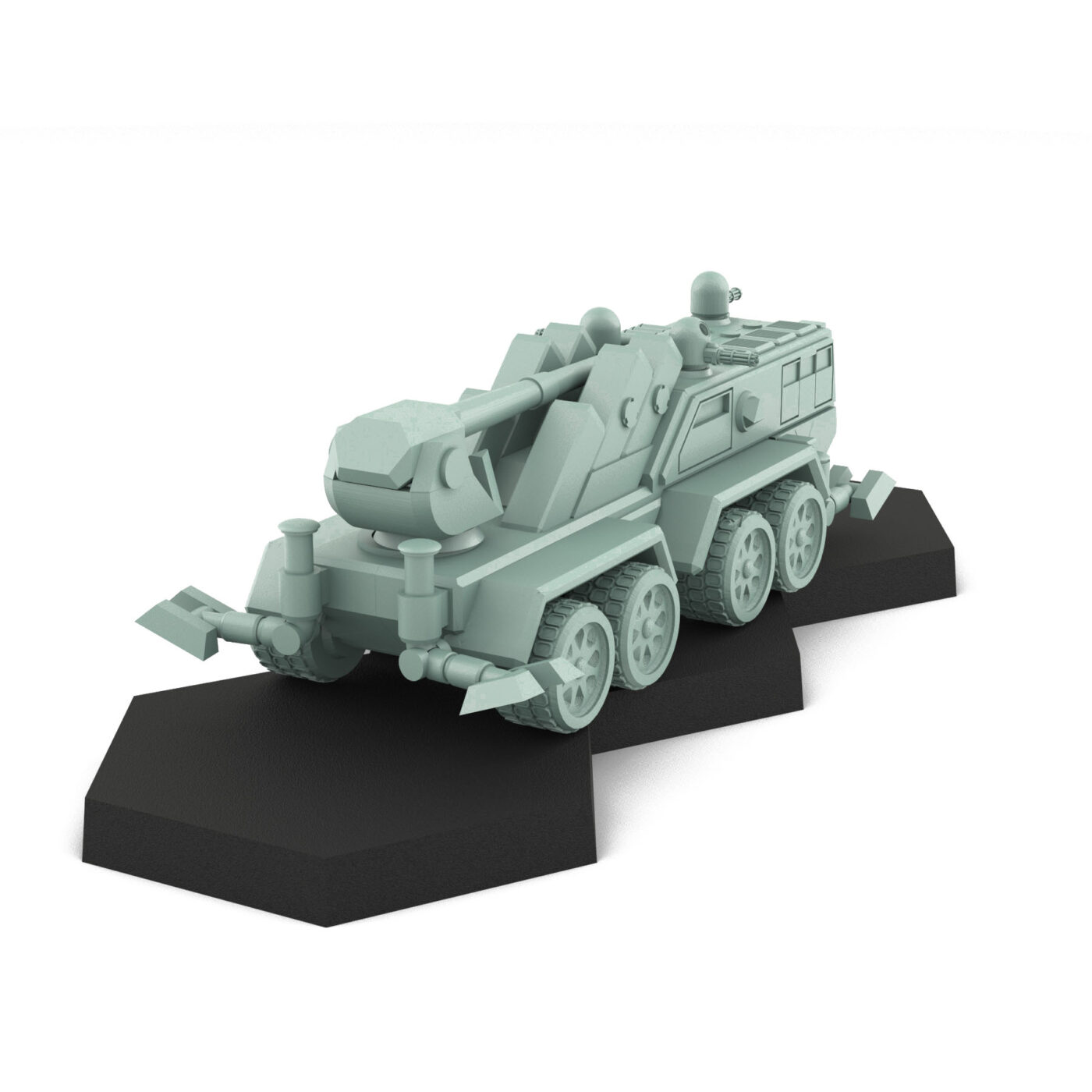 TEPPO Stowed - heavy sci-fi vehicle miniature