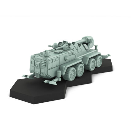 TEPPO Stowed - heavy sci-fi vehicle miniature 3D Printed Mech Miniature