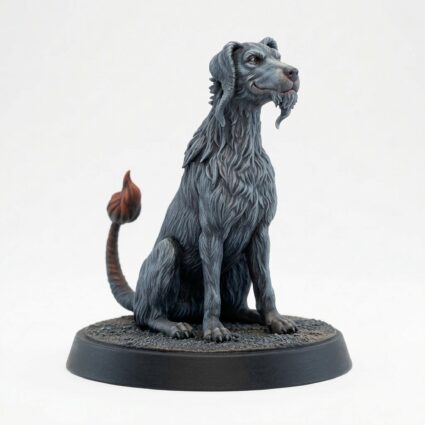 The Last Blink Dog - Painted 3D Printed Miniature