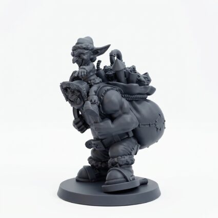 The Twohelpers - Gray Resin 3D Printed Miniature