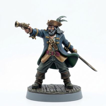The Captain - Painted 3D Printed Miniature