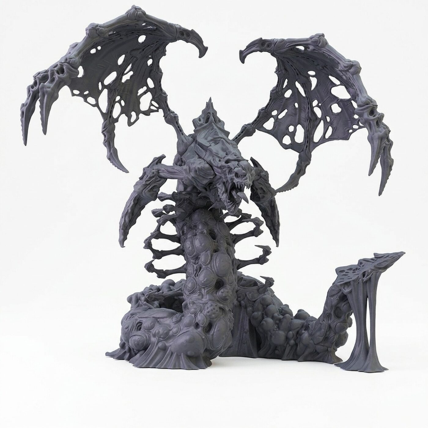 The Sombre Prince - Gray Resin 3D Printed Miniature