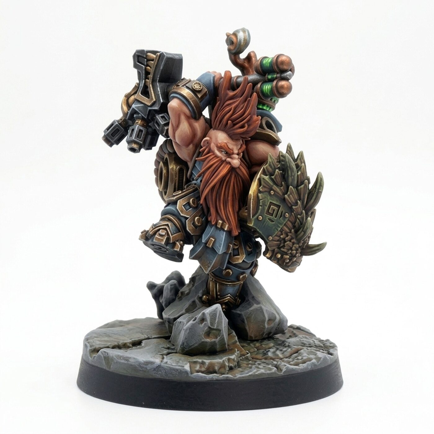 Thoromir Lume Hammer - Painted 3D Printed Miniature