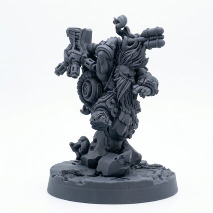 Thoromir Lume - Gray Resin 3D Printed Miniature