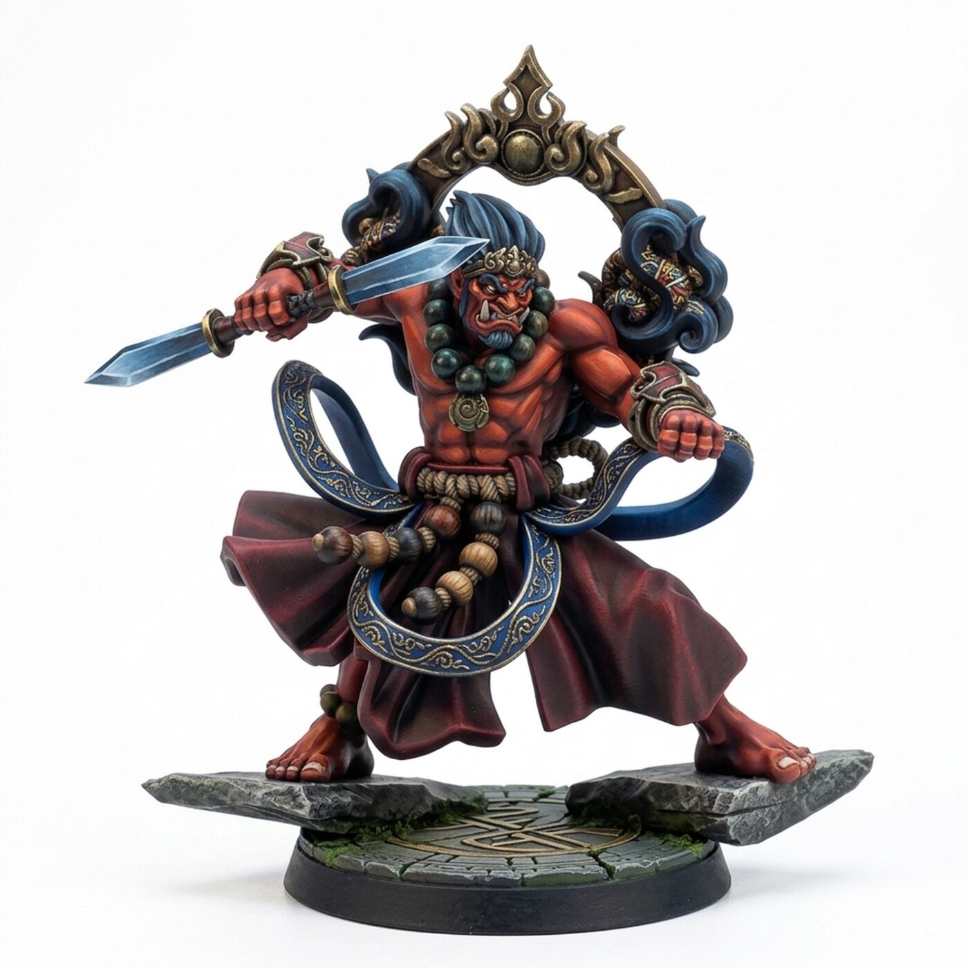 Thrag Ironfaith - Painted 3D Printed Miniature