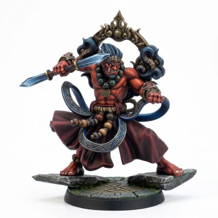 Thrag Ironfaith - Painted 3D Printed Miniature