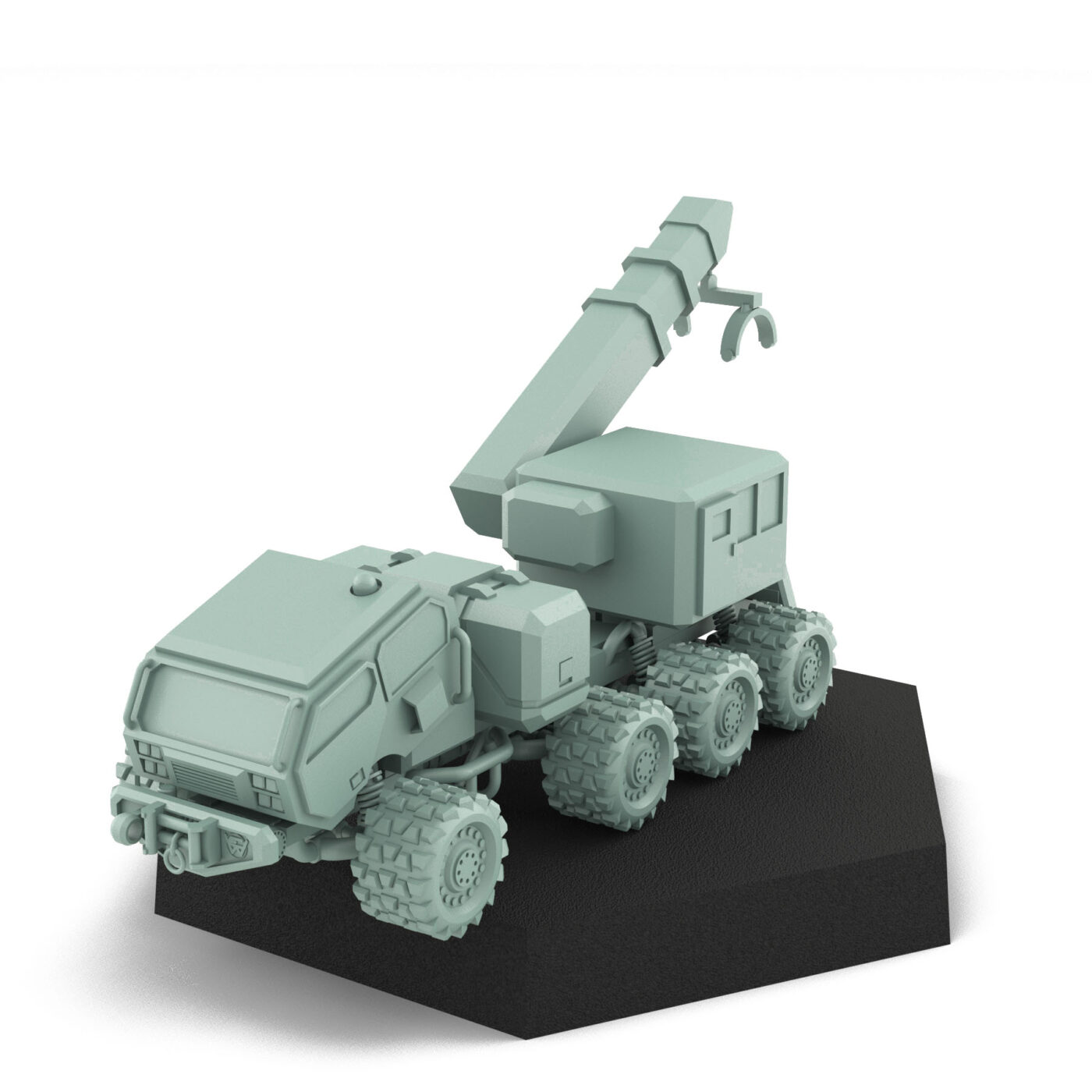 Thunderbolt Reload Hauler Miniature by USe Mechs 3D Printed Mech Miniature