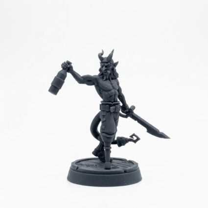 Tiefling Sailor - Gray Resin 3D Printed Miniature