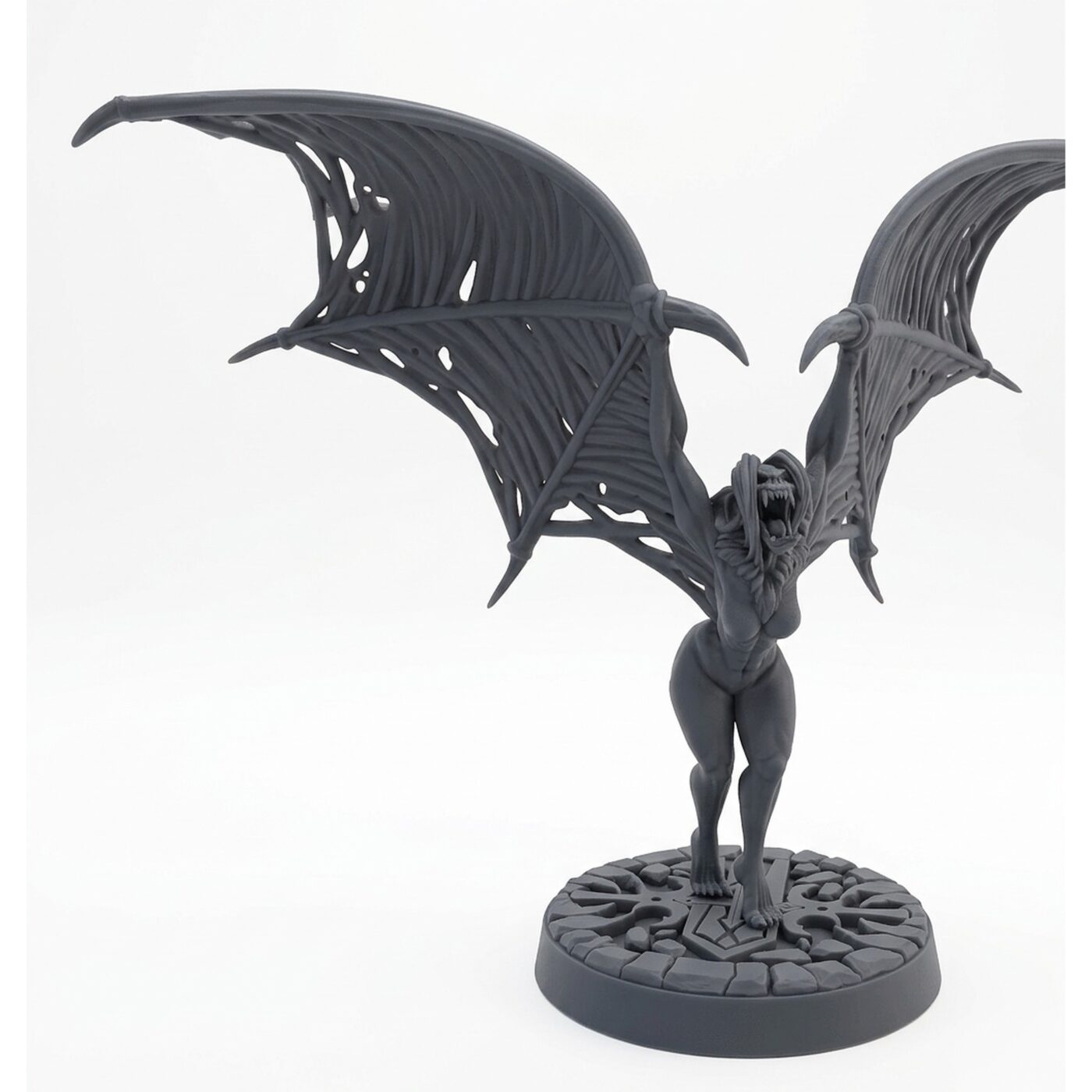 Tifisone Bloodscream - Gray Resin 3D Printed Miniature