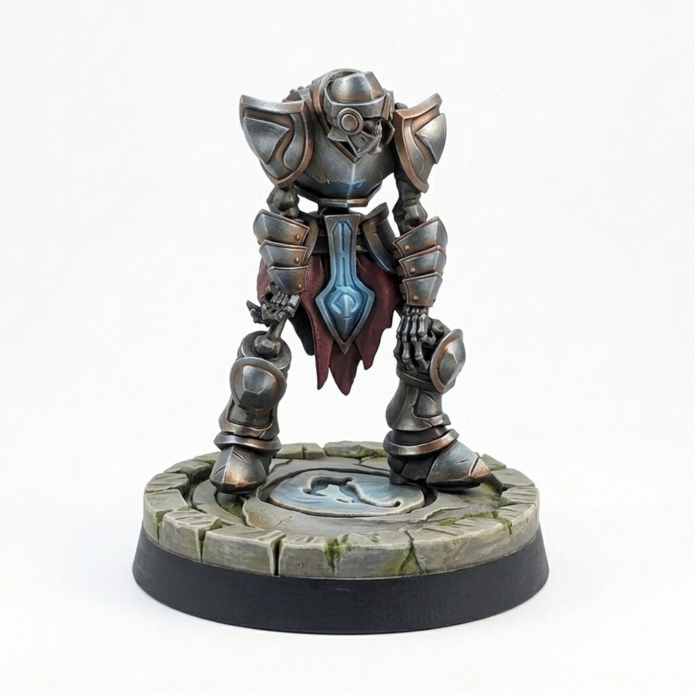 Tired Skeleton - Painted 3D Printed Miniature